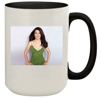 Salma Hayek 15oz Colored Inner & Handle Mug