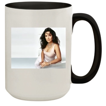 Salma Hayek 15oz Colored Inner & Handle Mug