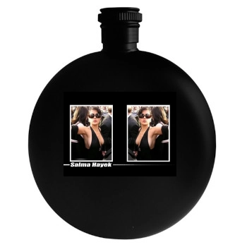 Salma Hayek Round Flask