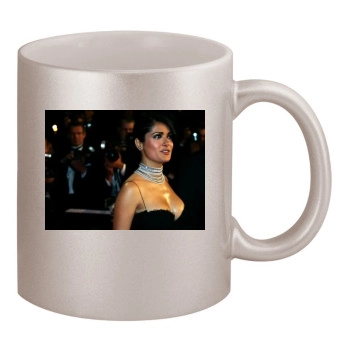 Salma Hayek 11oz Metallic Silver Mug