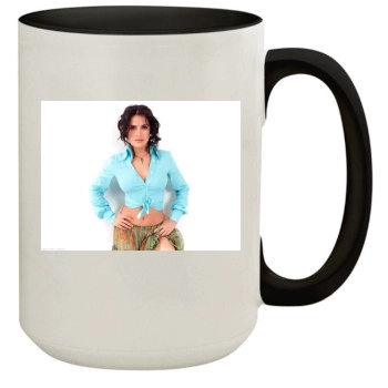 Salma Hayek 15oz Colored Inner & Handle Mug