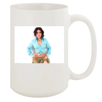 Salma Hayek 15oz White Mug