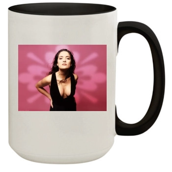 Salma Hayek 15oz Colored Inner & Handle Mug