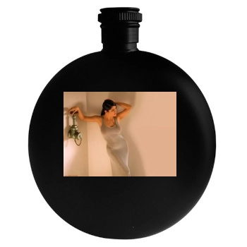 Salma Hayek Round Flask