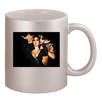 Salma Hayek 11oz Metallic Silver Mug