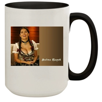 Salma Hayek 15oz Colored Inner & Handle Mug