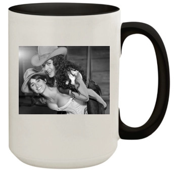 Salma Hayek 15oz Colored Inner & Handle Mug