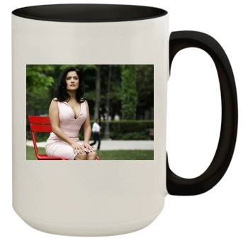 Salma Hayek 15oz Colored Inner & Handle Mug