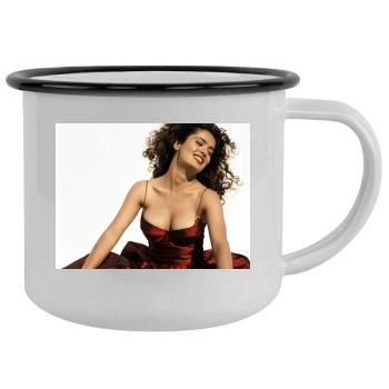 Salma Hayek Camping Mug