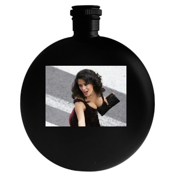 Salma Hayek Round Flask