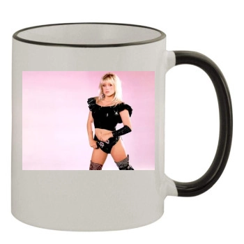 Samantha Fox 11oz Colored Rim & Handle Mug