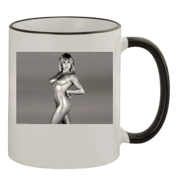 Samantha Fox 11oz Colored Rim & Handle Mug