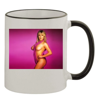 Samantha Fox 11oz Colored Rim & Handle Mug