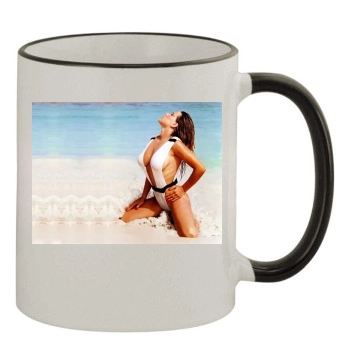 Samantha Fox 11oz Colored Rim & Handle Mug