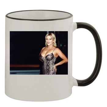 Samantha Fox 11oz Colored Rim & Handle Mug