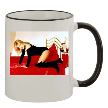 Samantha Fox 11oz Colored Rim & Handle Mug