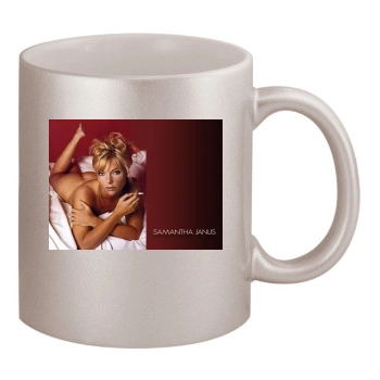 Samantha Janus 11oz Metallic Silver Mug