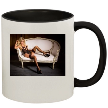 Sara Jean Underwood 11oz Colored Inner & Handle Mug