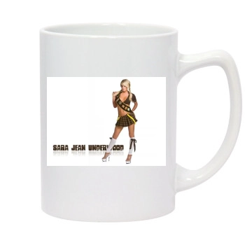 Sara Jean Underwood 14oz White Statesman Mug