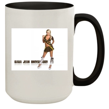 Sara Jean Underwood 15oz Colored Inner & Handle Mug