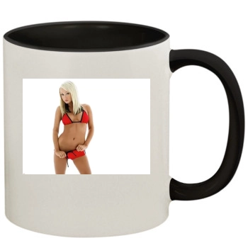 Sara Jean Underwood 11oz Colored Inner & Handle Mug