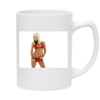 Sara Jean Underwood 14oz White Statesman Mug