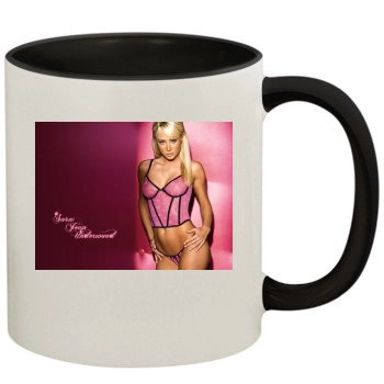 Sara Jean Underwood 11oz Colored Inner & Handle Mug