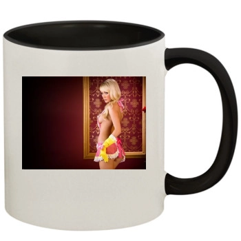 Sara Jean Underwood 11oz Colored Inner & Handle Mug