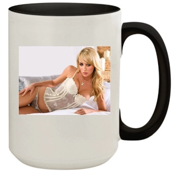 Sara Jean Underwood 15oz Colored Inner & Handle Mug