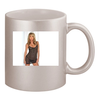 Sara Jean Underwood 11oz Metallic Silver Mug