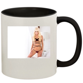 Sara Jean Underwood 11oz Colored Inner & Handle Mug