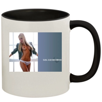 Sara Jean Underwood 11oz Colored Inner & Handle Mug