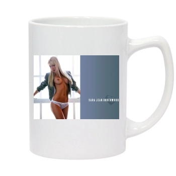 Sara Jean Underwood 14oz White Statesman Mug