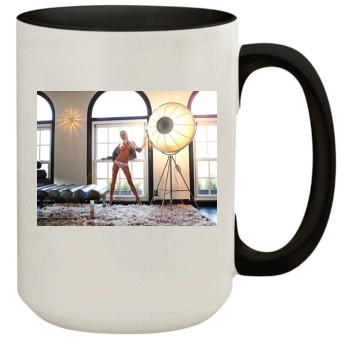 Sara Jean Underwood 15oz Colored Inner & Handle Mug