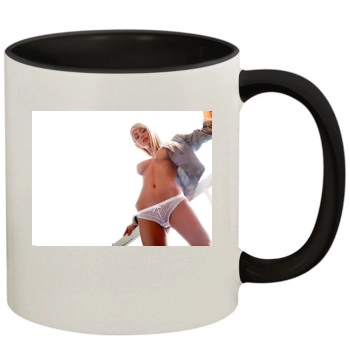 Sara Jean Underwood 11oz Colored Inner & Handle Mug