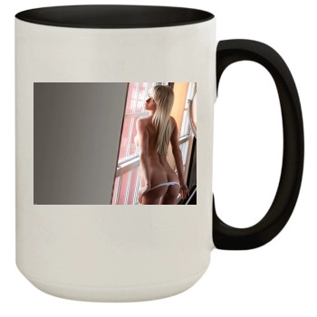 Sara Jean Underwood 15oz Colored Inner & Handle Mug