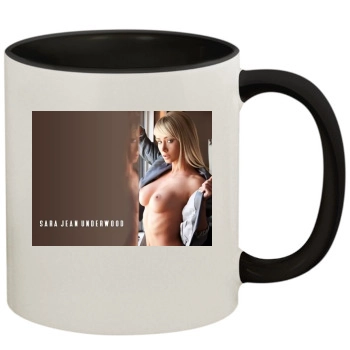 Sara Jean Underwood 11oz Colored Inner & Handle Mug