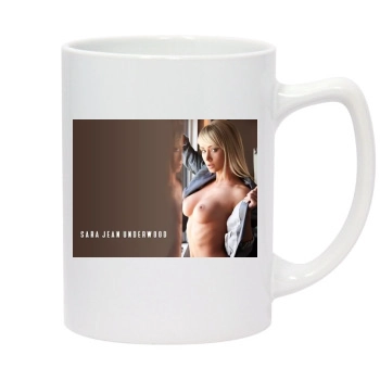 Sara Jean Underwood 14oz White Statesman Mug