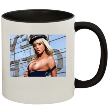 Sara Jean Underwood 11oz Colored Inner & Handle Mug