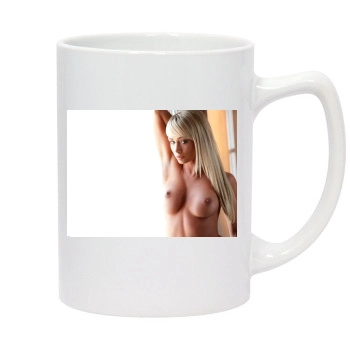 Sara Jean Underwood 14oz White Statesman Mug