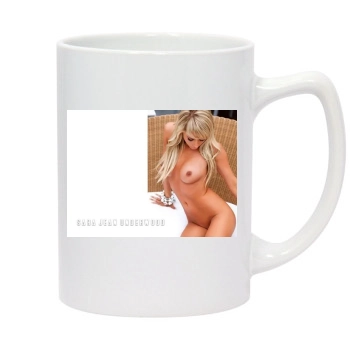 Sara Jean Underwood 14oz White Statesman Mug