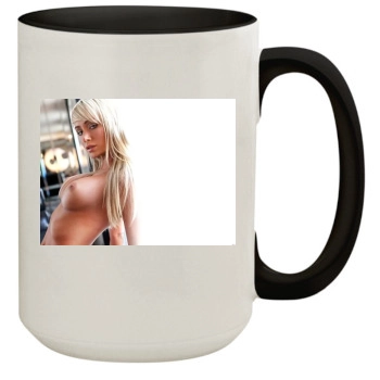 Sara Jean Underwood 15oz Colored Inner & Handle Mug