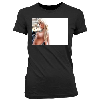 Sara Jean Underwood Women's Junior Cut Crewneck T-Shirt