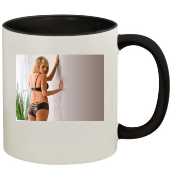 Sara Jean Underwood 11oz Colored Inner & Handle Mug