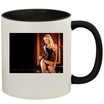 Sara Jean Underwood 11oz Colored Inner & Handle Mug