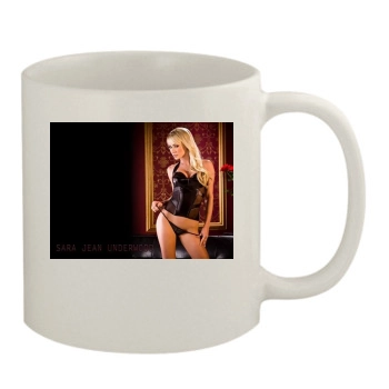 Sara Jean Underwood 11oz White Mug