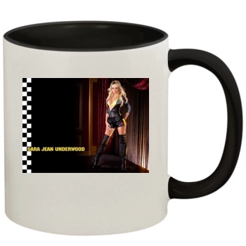 Sara Jean Underwood 11oz Colored Inner & Handle Mug