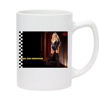 Sara Jean Underwood 14oz White Statesman Mug