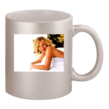 Sarah Chalke 11oz Metallic Silver Mug