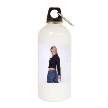 Sarah Connor White Water Bottle With Carabiner